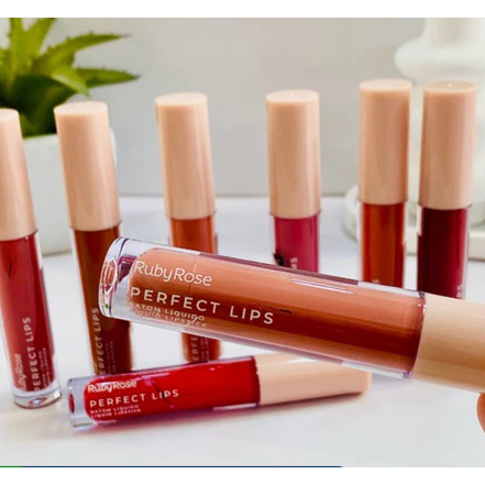 Batom Líquido Perfect Lips Ruby Rose HB-L6200