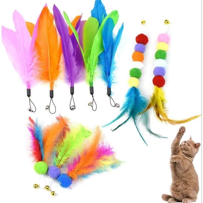 kit reposição 10 pontas para varinha do Gato- penas divertidas pompom e outros