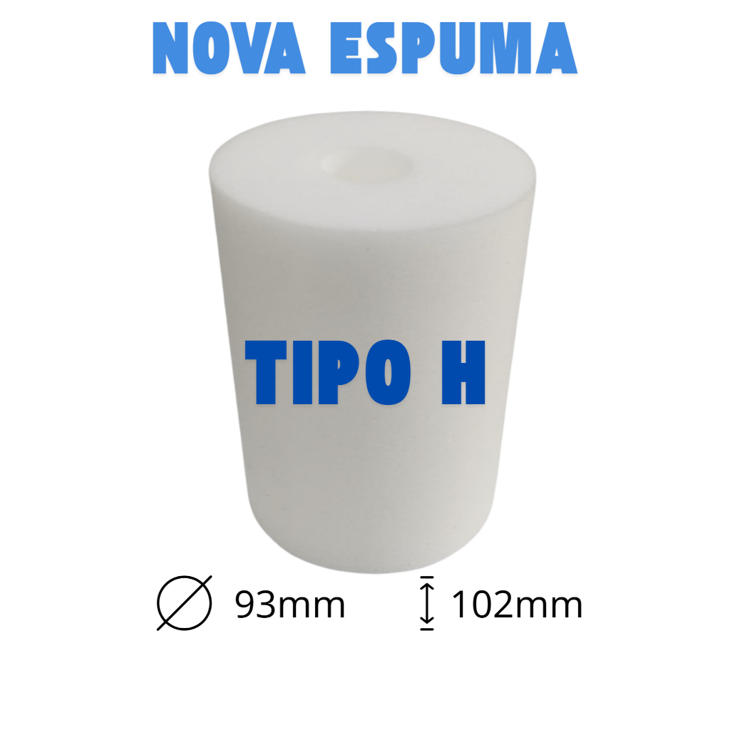 Filtro Refil Esponja Cartucho TIPO H Espuma Cartucho Piscina Reutilizável. em Oferta na Shopee