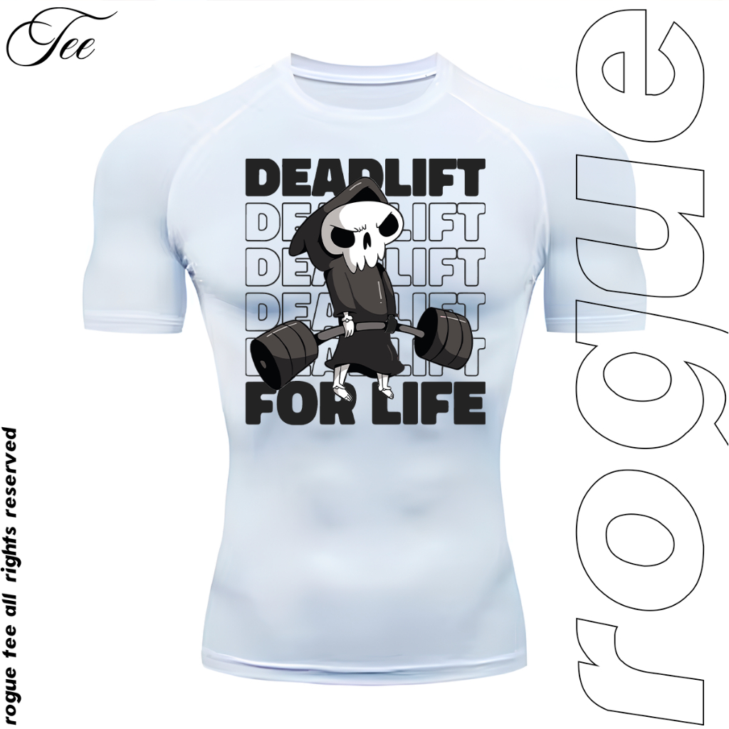 Camiseta De Compressão Dri-fit Estilo Academia Deadlift For Life Symbiote Venom Luta Gym