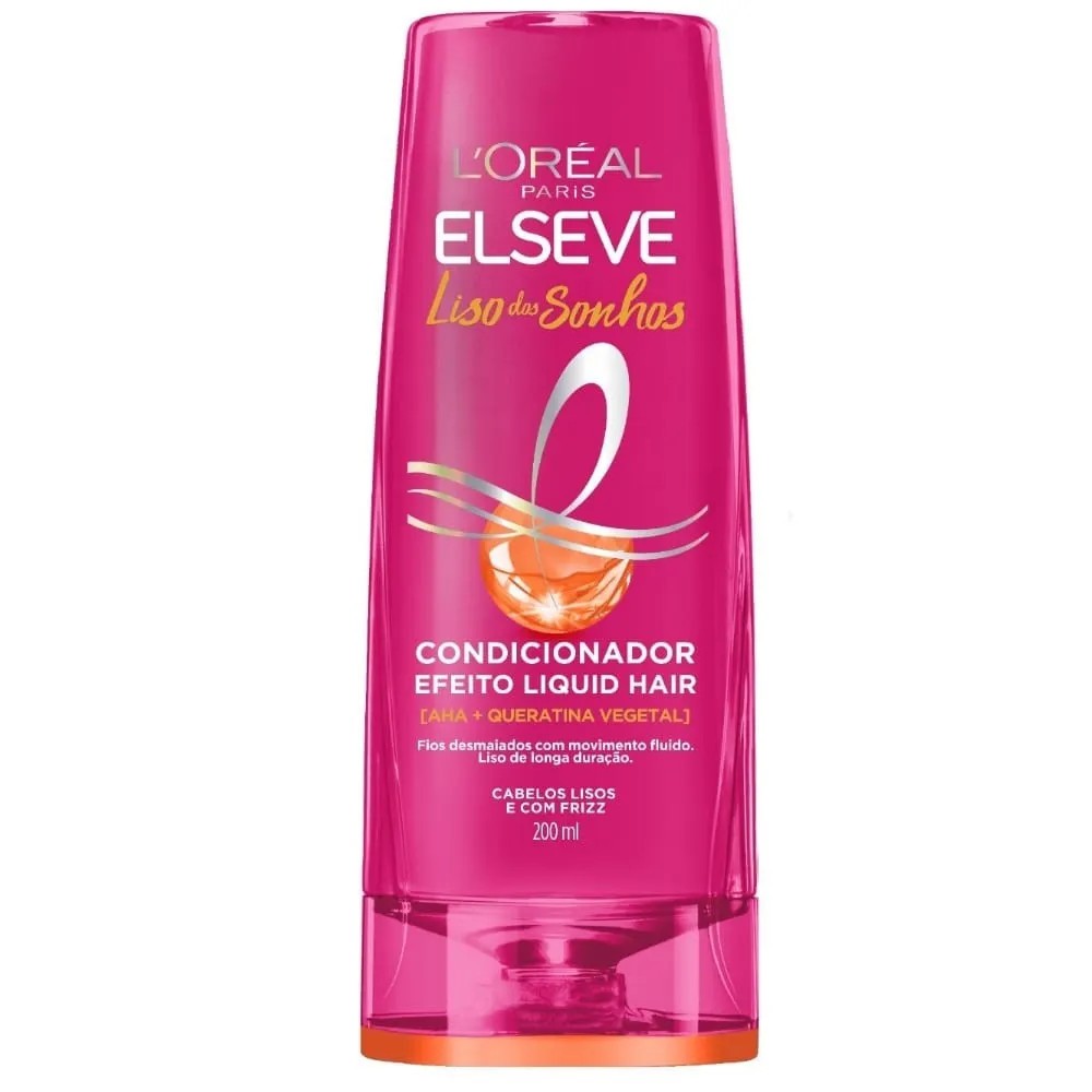 Condicionador Desmaia Fios Elseve Liso dos Sonhos Loréal Paris 200ml - Beauty