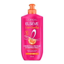 Creme Para Pentear Liso dos Sonhos Extermina Frizz Elseve 250ml