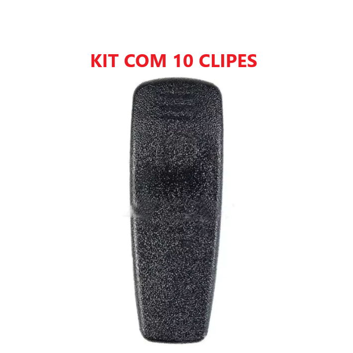 Clipe de cinto de bateria para Motorola, rádio bidirecional Kit com 10 Clipes de PTT Originais , DEP450 - SKU108