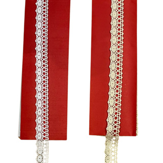 Renda de Algodão artePunto RA004  Peça com 10 Metros Branco e Cru 100% Algodão Largura: 1,7 cm em Oferta na Shopee