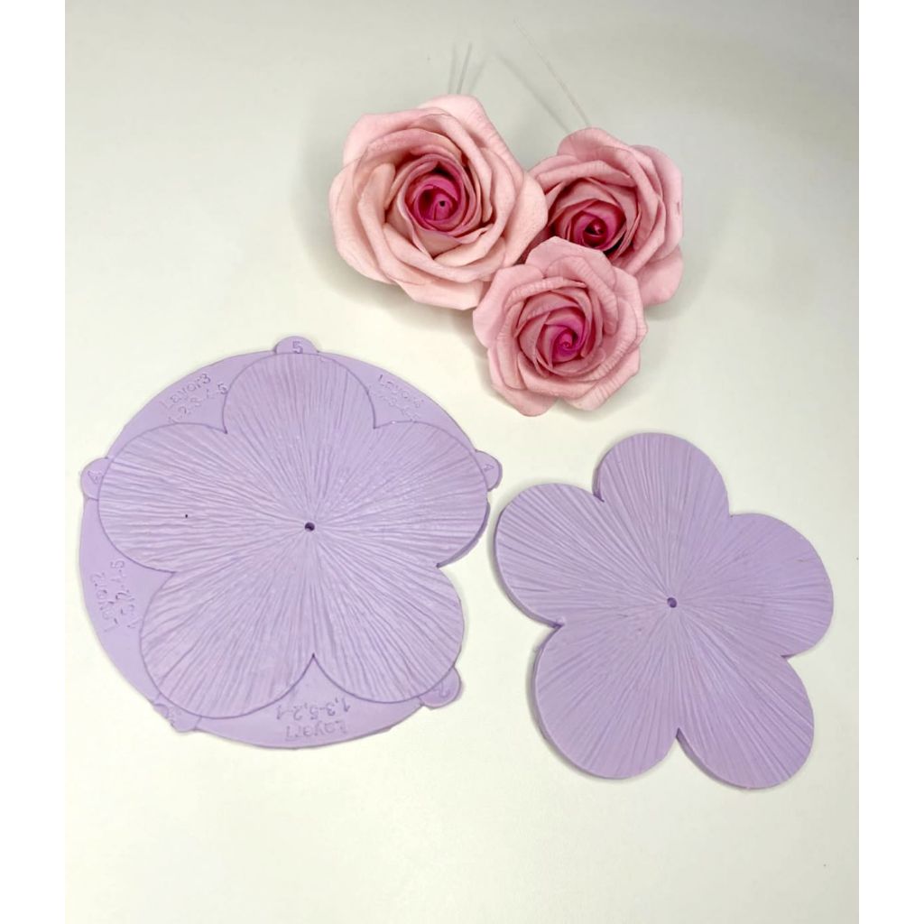 Molde frisador da Rosa de producao