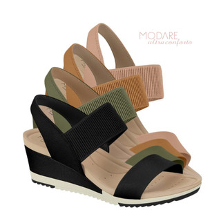 Sandalia Ortopedica Modare Ultraconforto Feminina Anabela Original em Oferta na Shopee