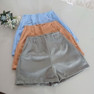 Short Alfaiataria Feminino Cintura Alta Modelo Zarha em Oferta na Shopee