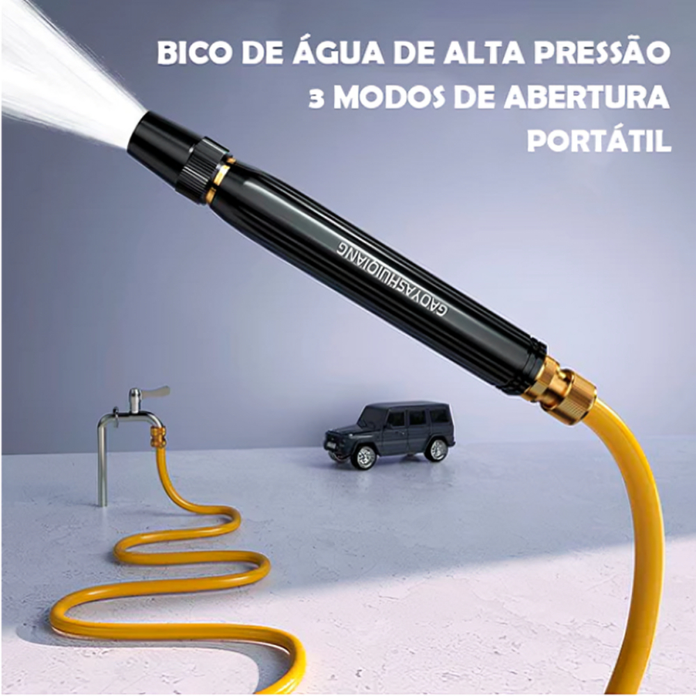Esguicho Bico Alta Pressão Para Mangueiras Com Três Tipos De Jato Diferentes em Oferta na Shopee