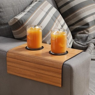 Kit 2 Unidades - Porta Copos de Sofá Articulado em MDF em Oferta na Shopee