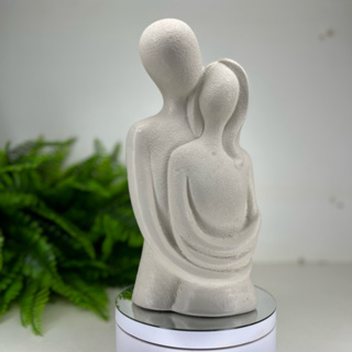 Estátua Escultura Casal Minimalista – Peça Decorativa Elegante e Sofisticada moderna. CB em Oferta na Shopee