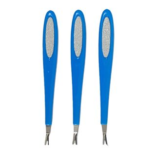 Kit com 3 Aparador De Cutículas Com Lima Manual Remove Fácil em Oferta na Shopee