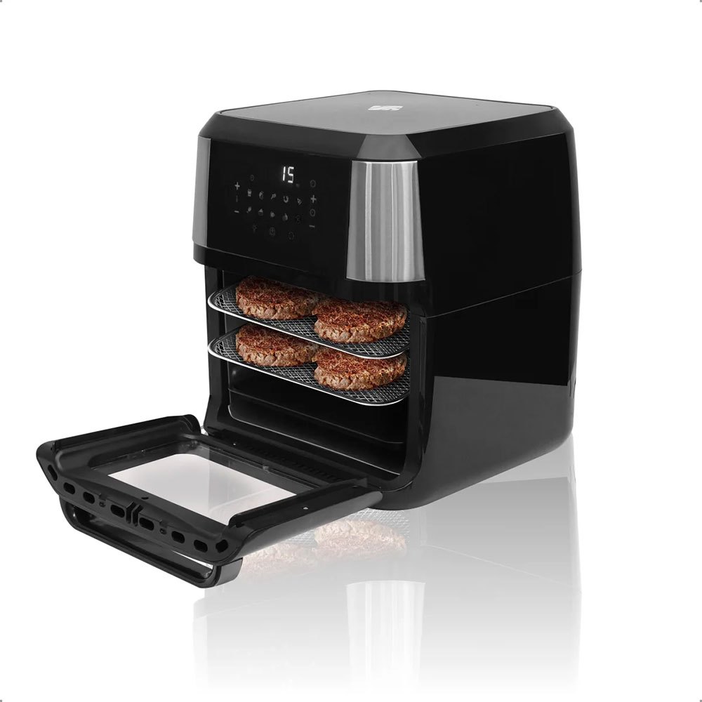 FRITADEIRA ELETRICA AIR FRYER FORNO E DESIDRATADOR OVEN TRONOS 12 LITROS 3 EM 1 COM TIMER 220V