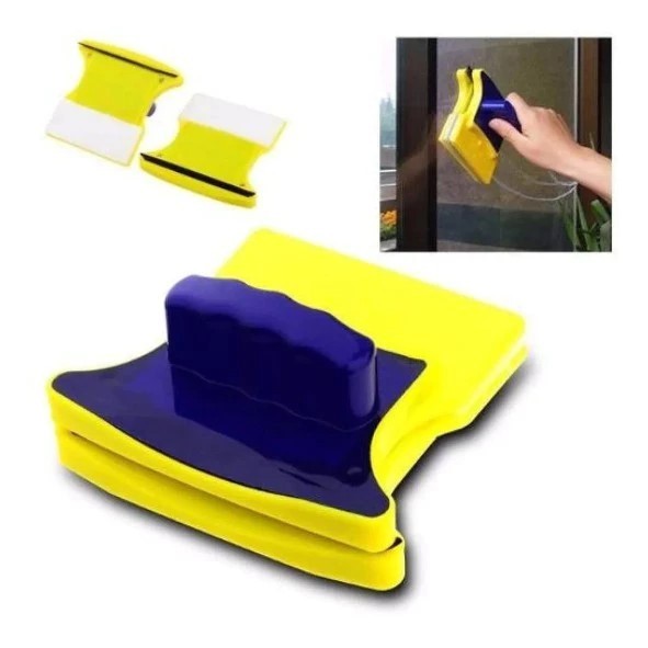 Limpador de Vidros Magnético Para Janela Rodo Mágico Dupla Face Com Super Ímã Vidro Janela Limpeza