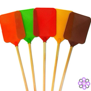 Mata Mosca Mosquito Pernilongo com Cabo de Madeira 54cm em Oferta na Shopee