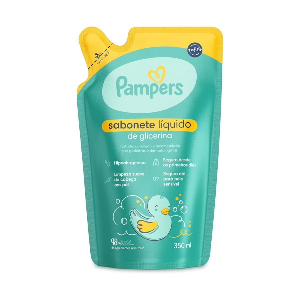 Refil Sabonete Líquido Pampers Glicerina 200ml