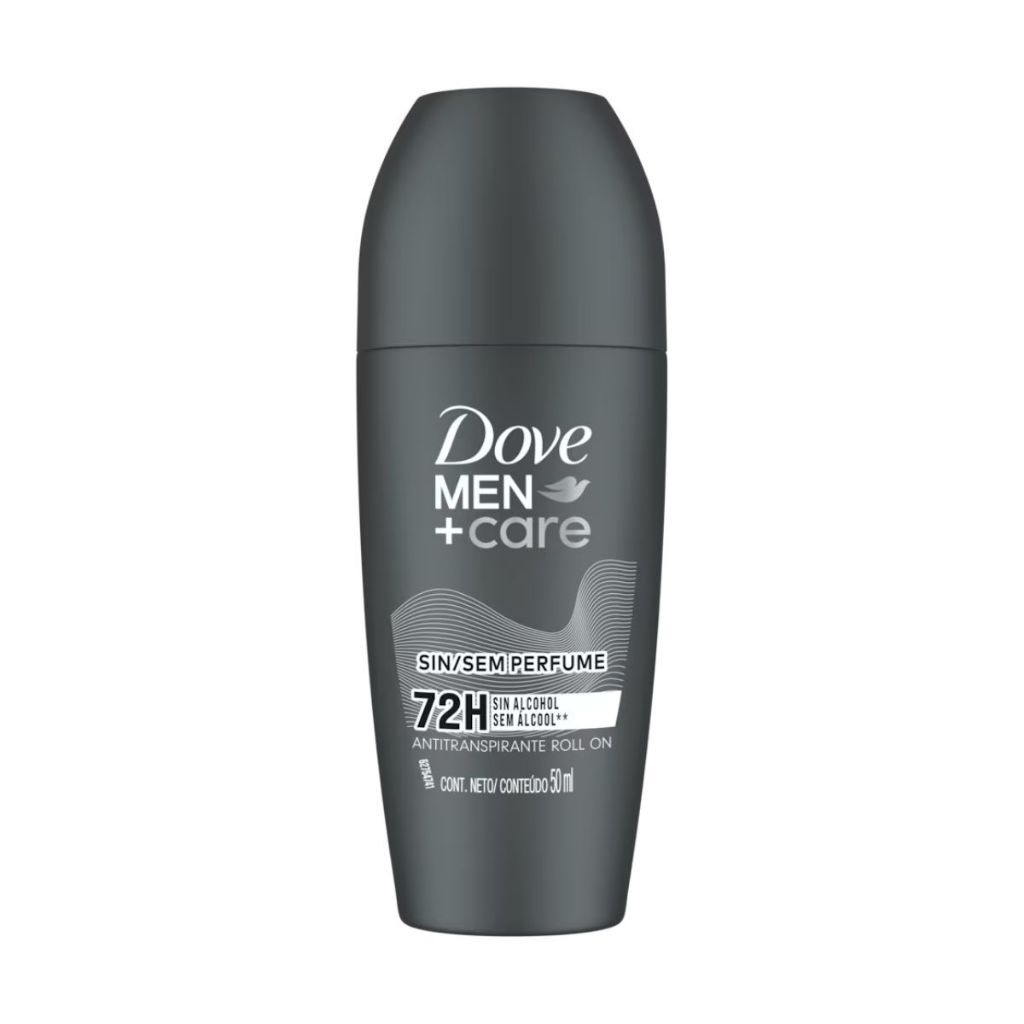 Desodorante Dove Rollon Men Care Sem Perfume 50ml em Oferta na Shopee