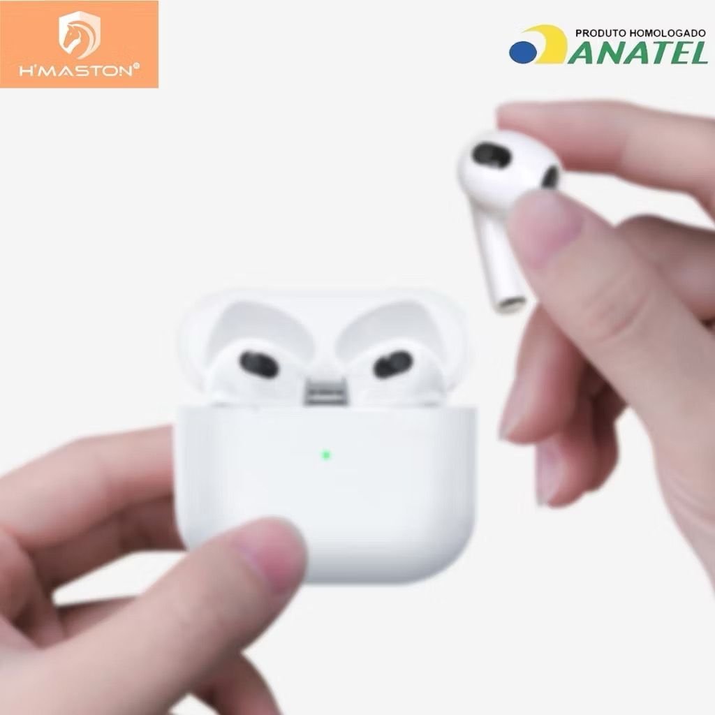 H'maston RS-20 E RS19 Fone De Ouvido Bluetooth 5.4 Sem Fio Wireless In-ear Com Microfone 30 mah 5 Hora