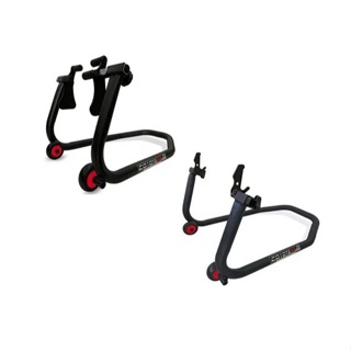 Kit Cavalete Dianteiro + Cavalete Traseiro Coyote - Modelo 2 Rodinhas em Oferta na Shopee