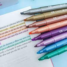 MARCA TEXTO CIS LUMINI METALLIC em Oferta na Shopee