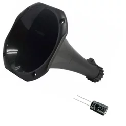 Cone Longo 14-25 Boca Redonda Para Driver Rosca + Capacitor