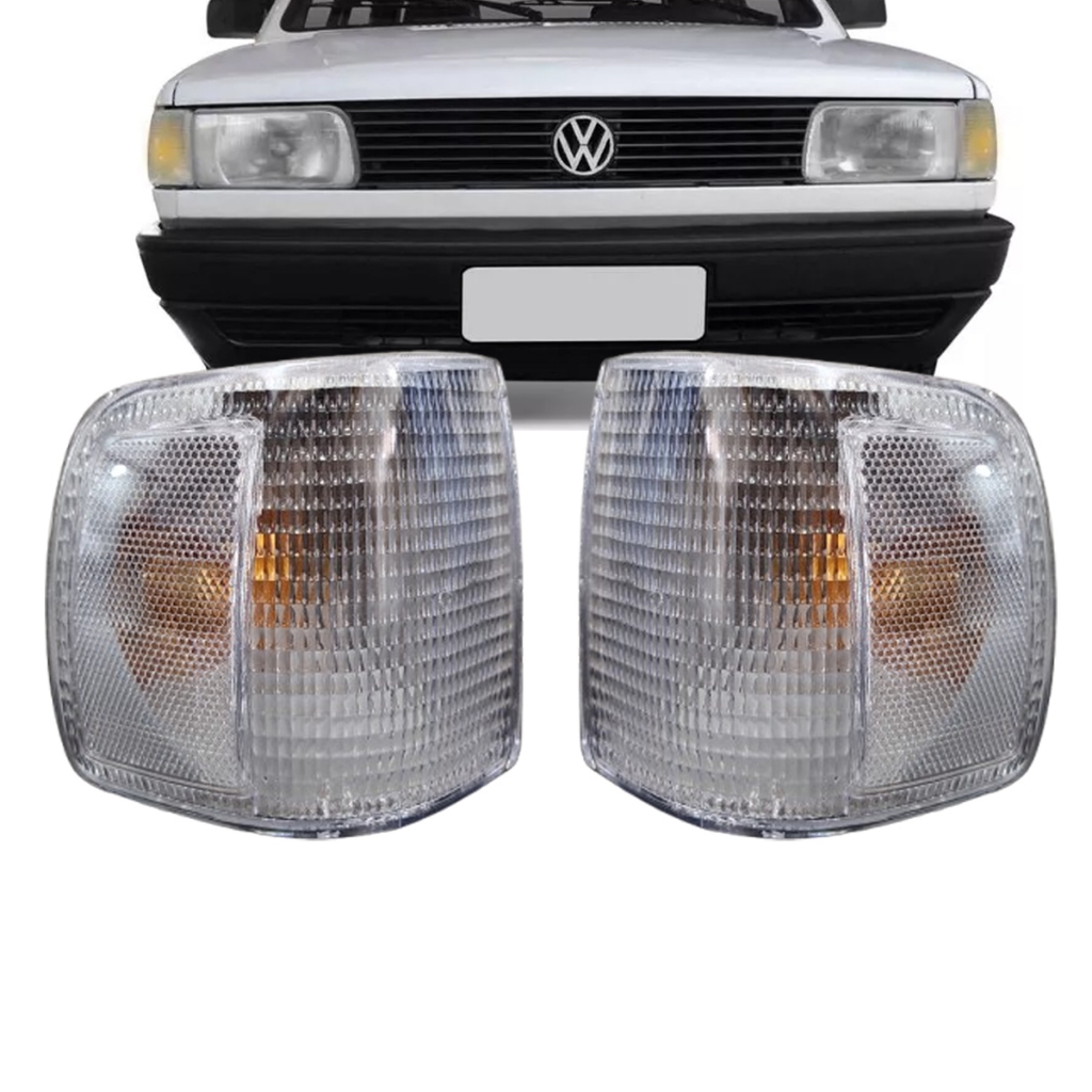 Par Lanterna Pisca Seta Gol Quadrado 91 92 93 94 Cristal Cibié em Oferta na Shopee