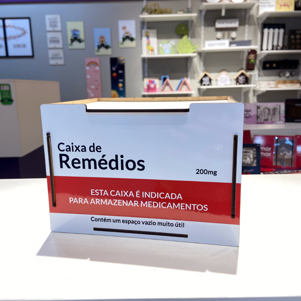 Caixa Porta Remédios Organização Organizadora