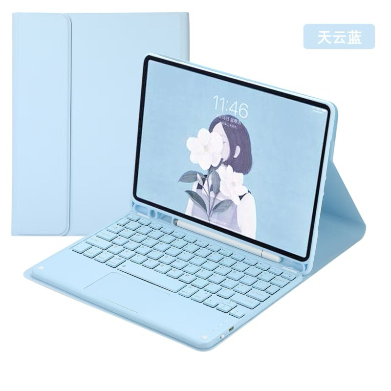 case teclado tablet para iPad 10 2022 Air4/5 capa 10ª geração Bluetooth Pro11 teclado touch couro ipad 7/8/9 10.2