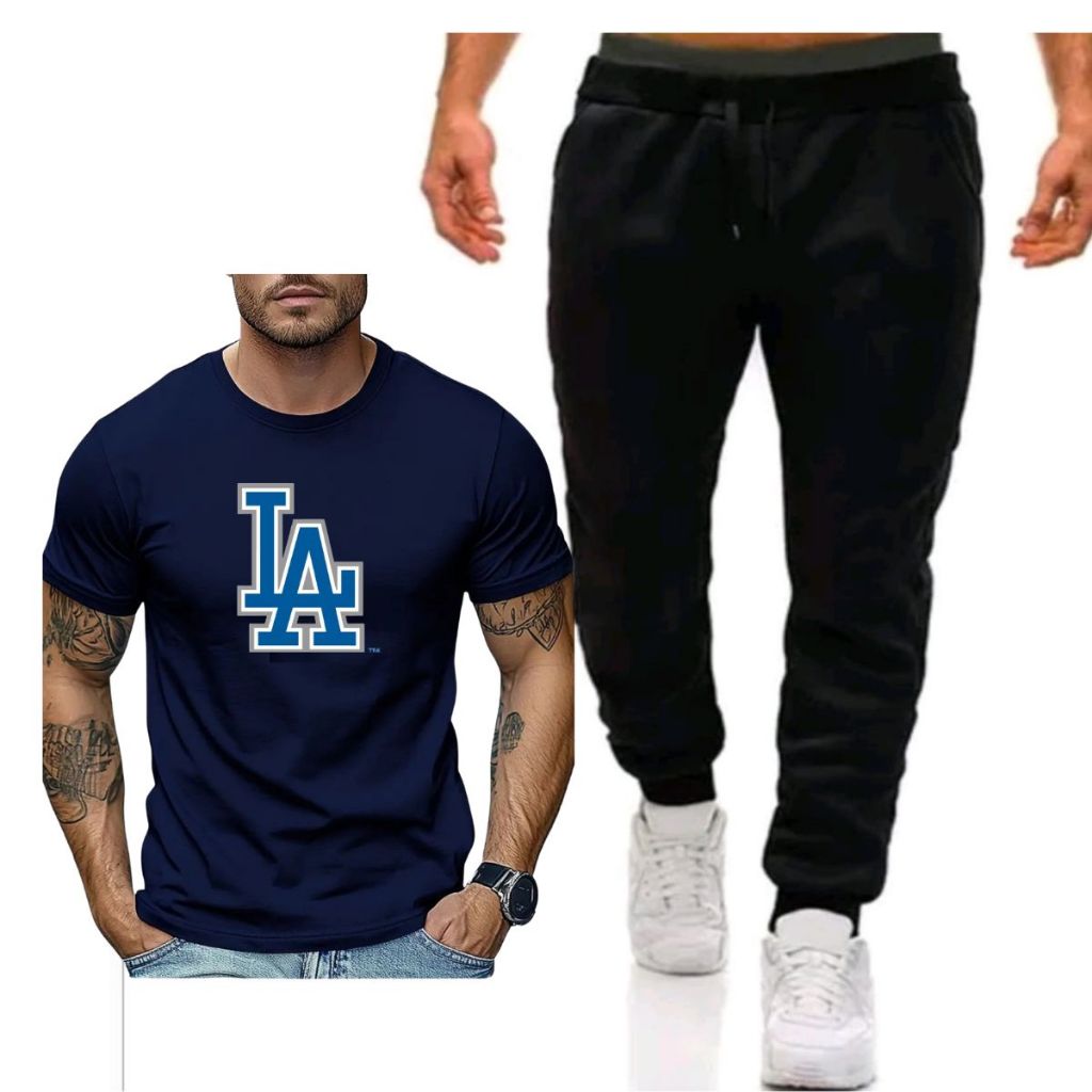 kits Camisetas/Calças MOLETON estilo esporte fino com alta qualidade pata qualquer tipo de eventos esportivos ou casuais