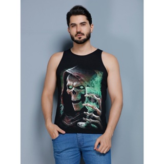 Caveira Ogabel masculino Regatas Blusa Ogabel em Oferta na Shopee