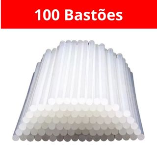 Bastão de Cola Quente Fino 7mm Refil com 10/40/80/100 Unidades Tubo para Pistola Cola Quente Pequena em Oferta na Shopee