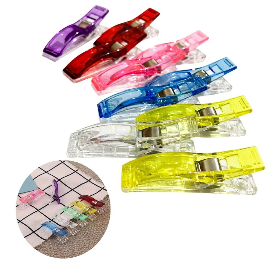 Prendedor De Tecido Grande Clips Para Alinhar Tecidos Costura Patchwork em Oferta na Shopee