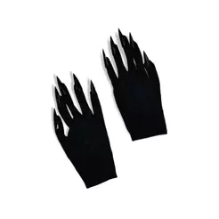 Luva Curta c/ Unhas de Gel - Fantasia Cosplay