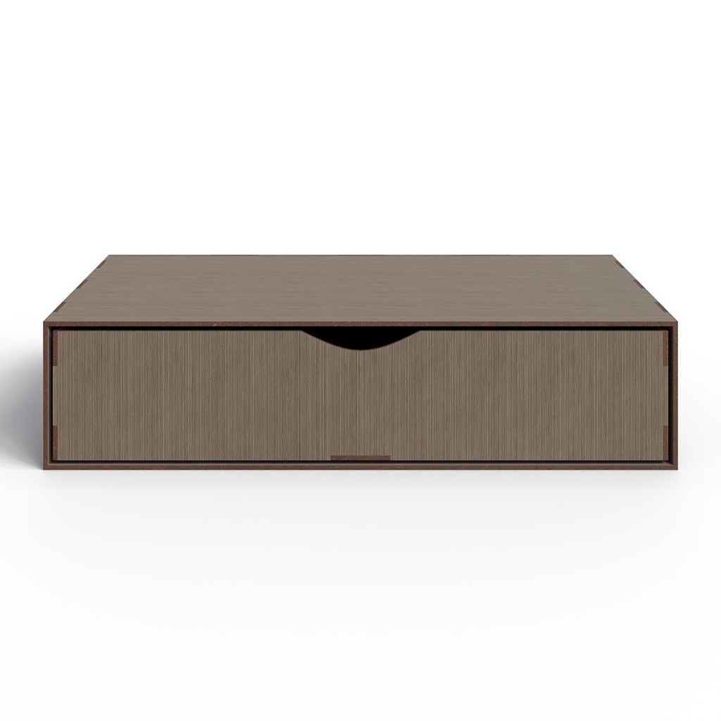 Organizador de Folha A4 Arquivo Caixa Com Uma Gaveta Base Para Monitor Escritório Mdf