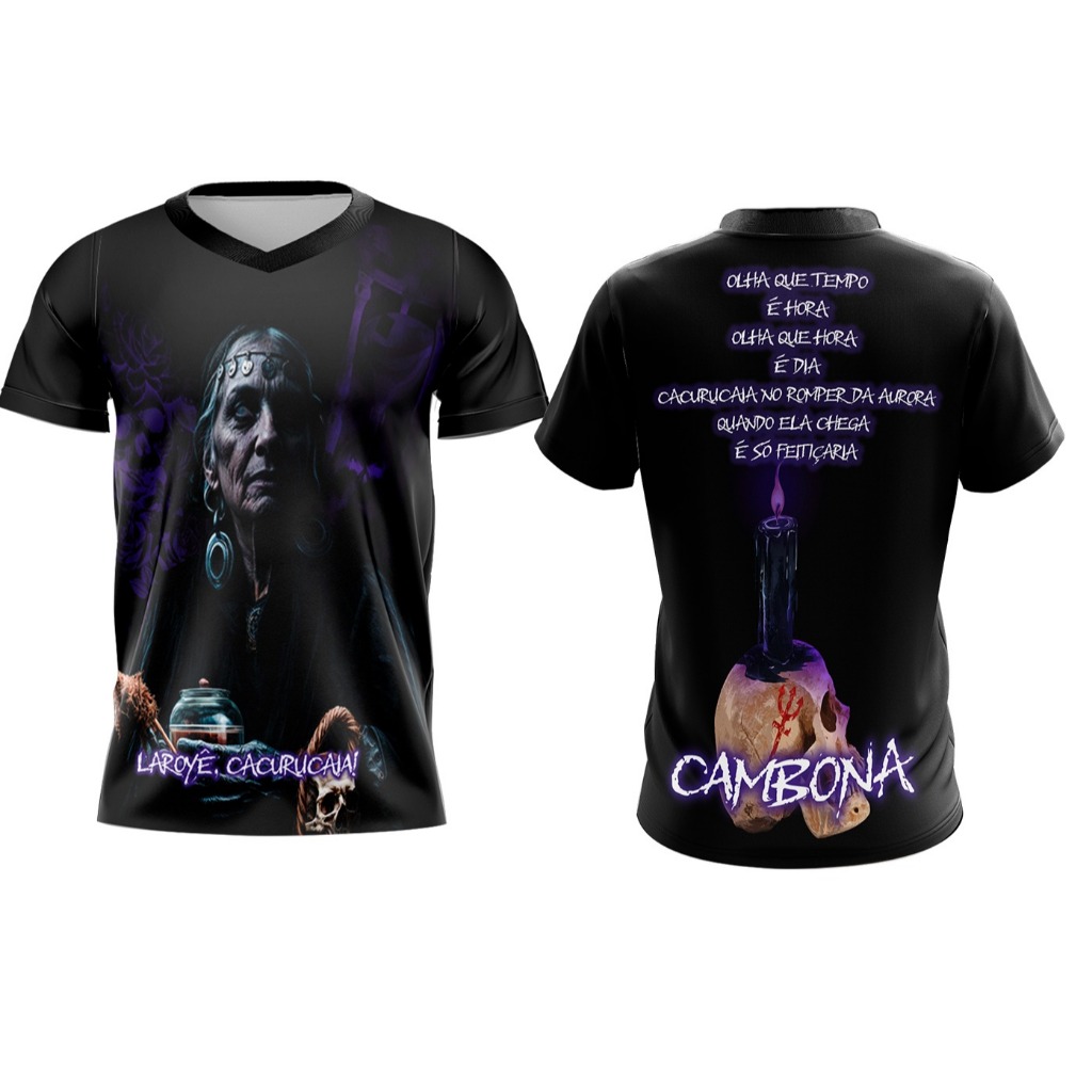 CAMISETA POMBA GIRA CACURUCAIA CAMBONA
