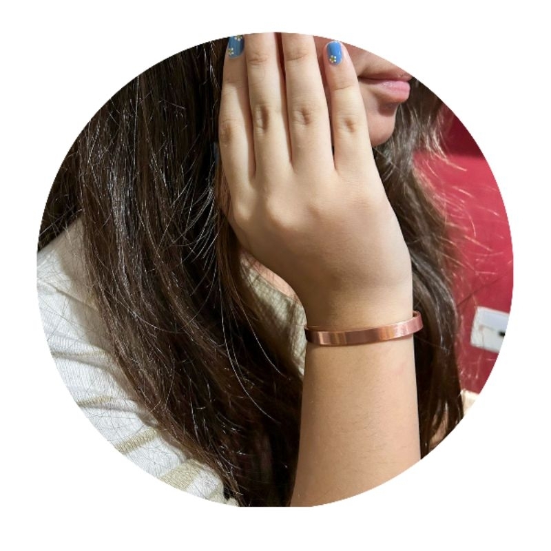 Pulseira INFANTIL de cobre natural luxo sabona