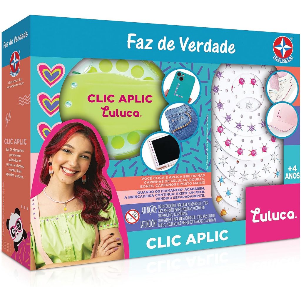 Luluca Clic Aplic Faz De Verdade Estrela