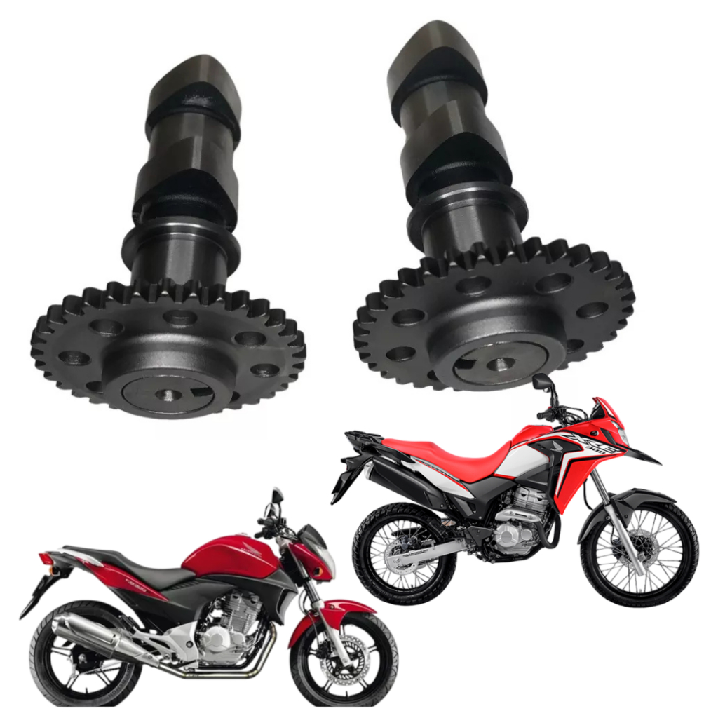 Par Arvore Comando Valvula Escape Admissão Honda Cb 300 Xre 300 Twister 2010 2011 2012 2013 2014 2015