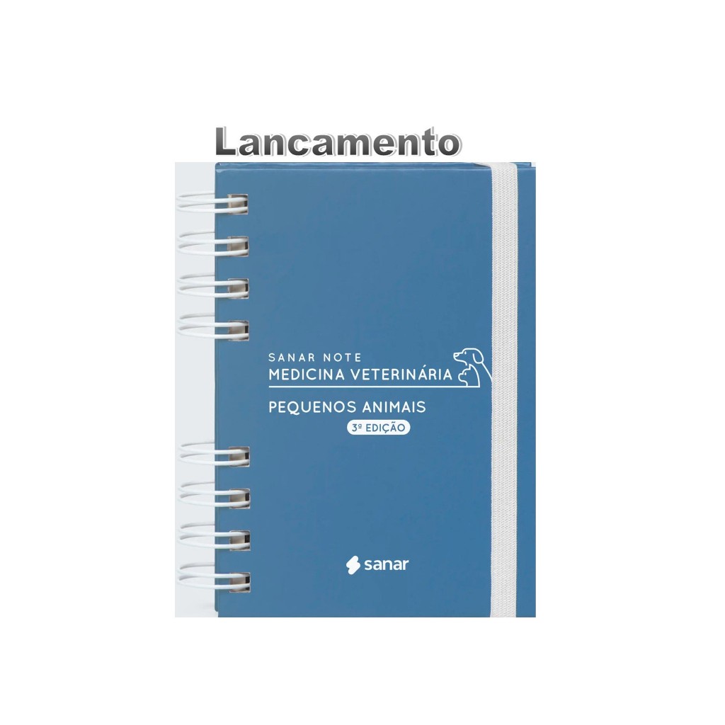 Livro Sanar Note Medicina Veterinária Pequenos Animais (3ª edição)