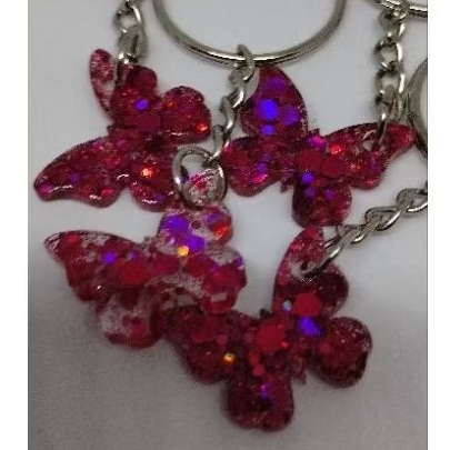 Kit 30 mini chaveiros de borboleta para lembrancinha e mimo 🦋