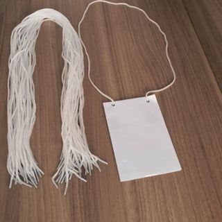 100 unidades Cordão de Crachá Nylon Com Ponteira  85cm em Oferta na Shopee