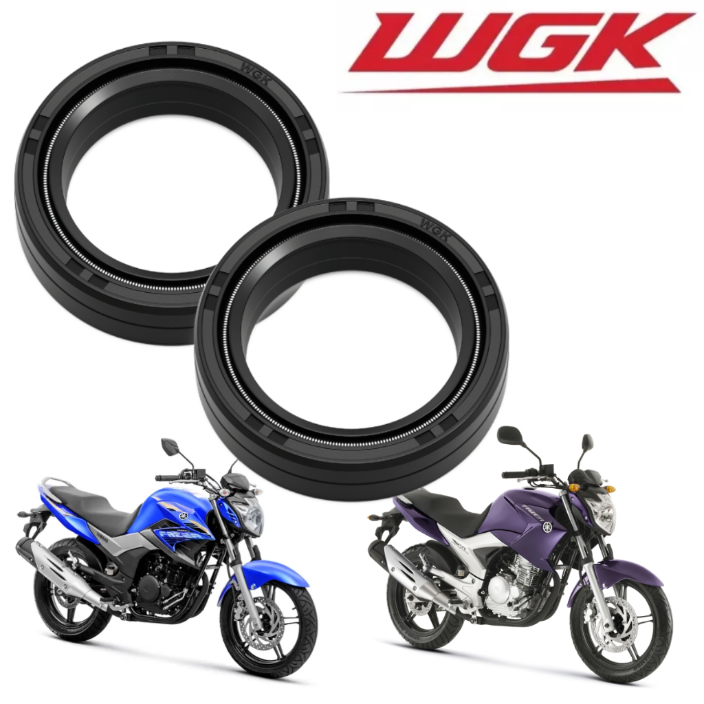 Retentor De Garfo Bengala Par  Fazer 250 2012/2017 ZX-1100 ZX-750R Gs-500 e  Wgk10120111