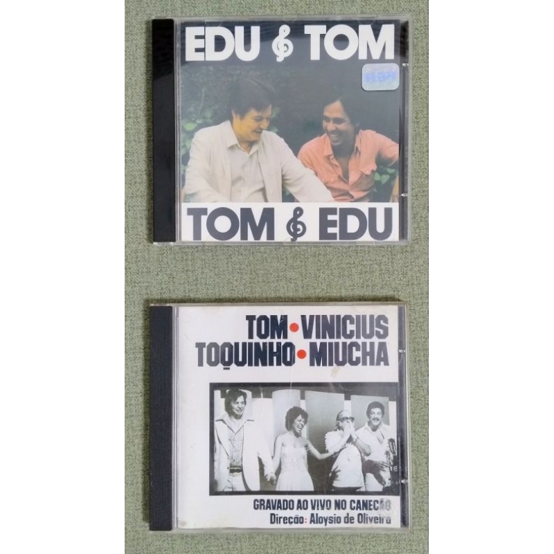 4 CDs Tom Jobim Edu Lobo Passarim - E Convidados + DVD Jobim Vinicius & Toquinho com Miúcha - I Concerti Live Lacrado