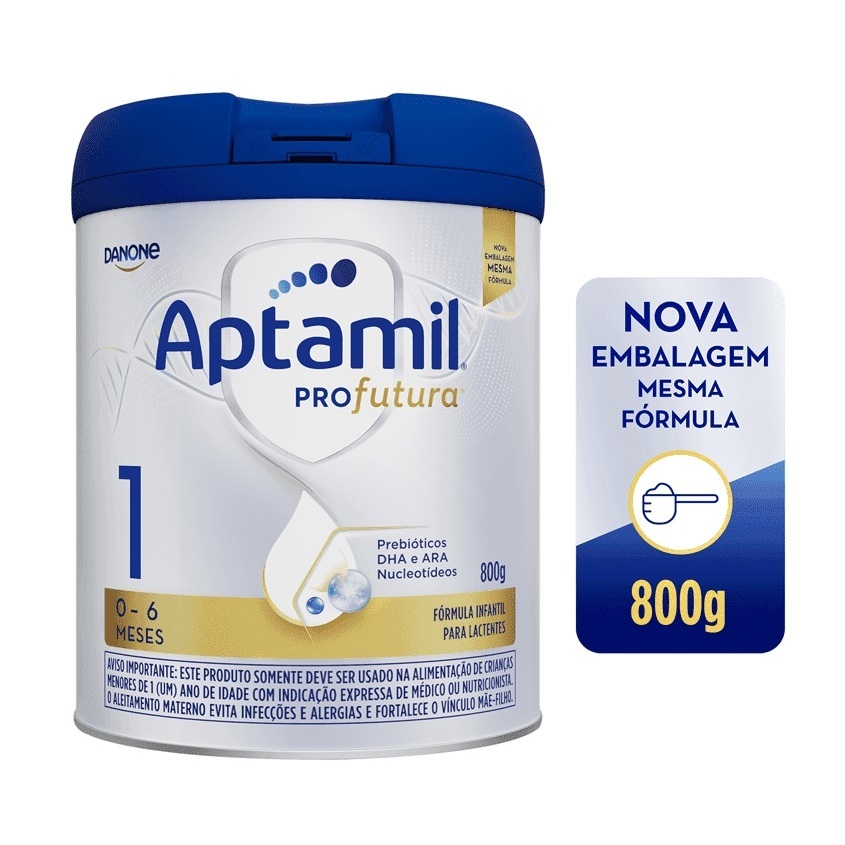 Fórmula Infantil Aptamil Profutura 1 Danone 0 a 6 meses 800g