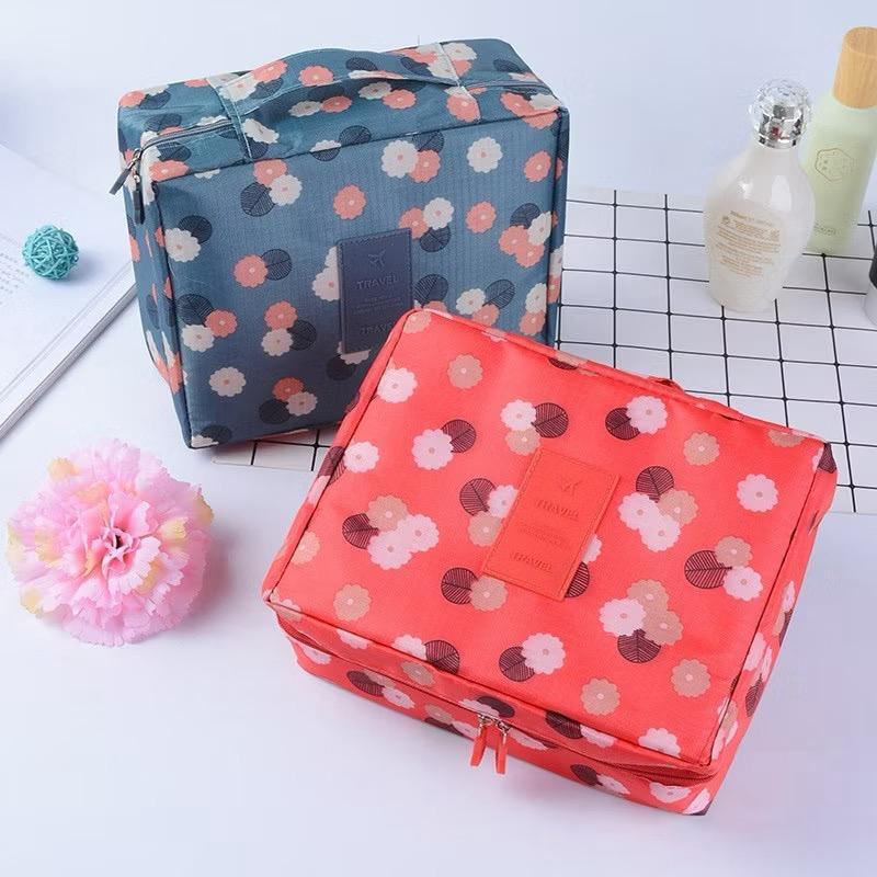 Necessaire Bolsa de Viagem Organizador de Objetos de Higiene Pessoal Com Divisória