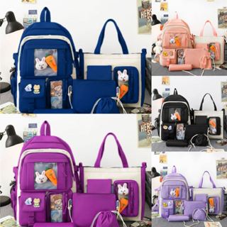 Kit Bolsa Mochila Femina Musculina Escolar Magma Multiuso Jovem Verde em Oferta na Shopee