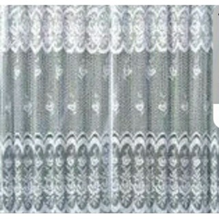 kit 2 Cortina de Renda P/Cozinha Quarto Sala Branca 2 X 1.20 de Altura em Oferta na Shopee