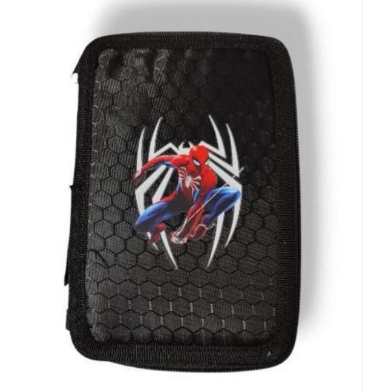Estojo escolar box Home Aranha Spider-man 4 zíper 72 lapiz em Oferta na Shopee
