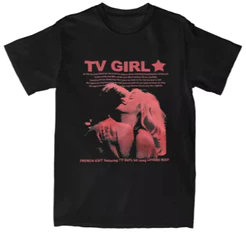 Camiseta Adulto/Infantil TV GIRL Lançamento Camiseta Em Algodao Blusa Unissex
