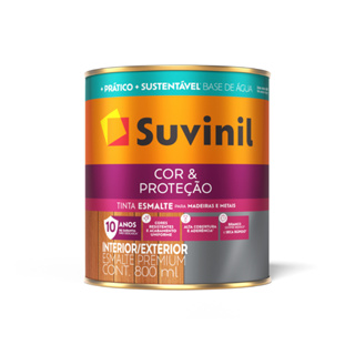 Tinta Esmalte Cor & Proteção Acetinado Base Água 800ml Suvinil - Cores em Oferta na Shopee