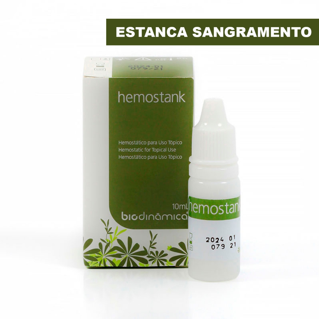 Solução Hemostática Hemostank 10 Ml Biodinâmica - Estanca Sangue